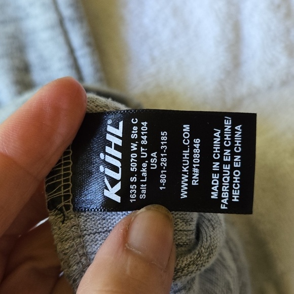 Kuhl Lea Heather Ash Gray Cowl Neck Sz. L Dress with Pockets - Picture 11 of 16